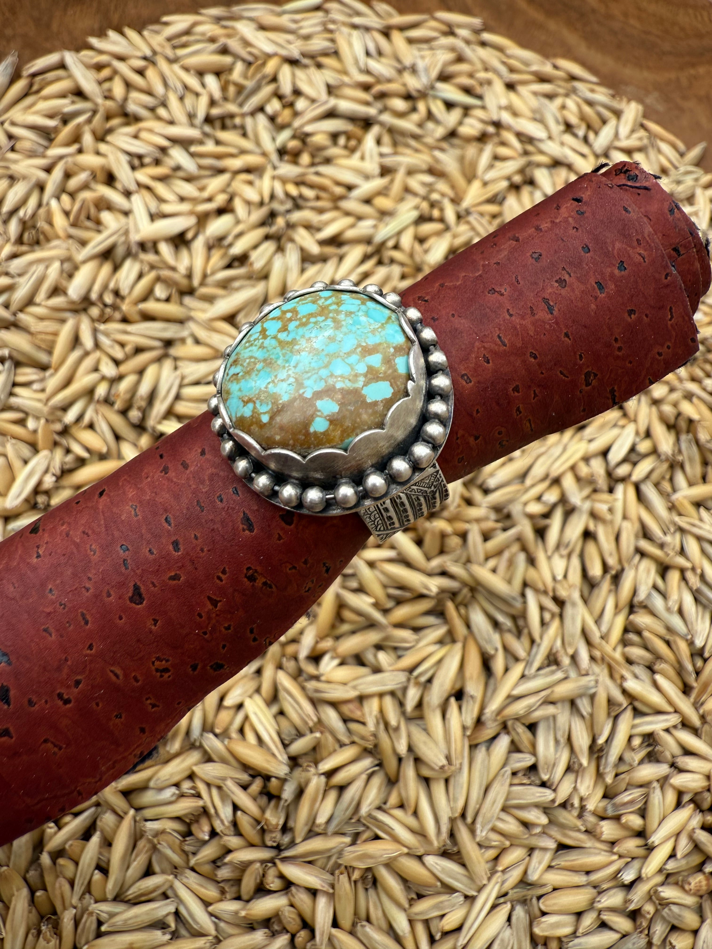 8 Turquoise Ring – Momma Coyote