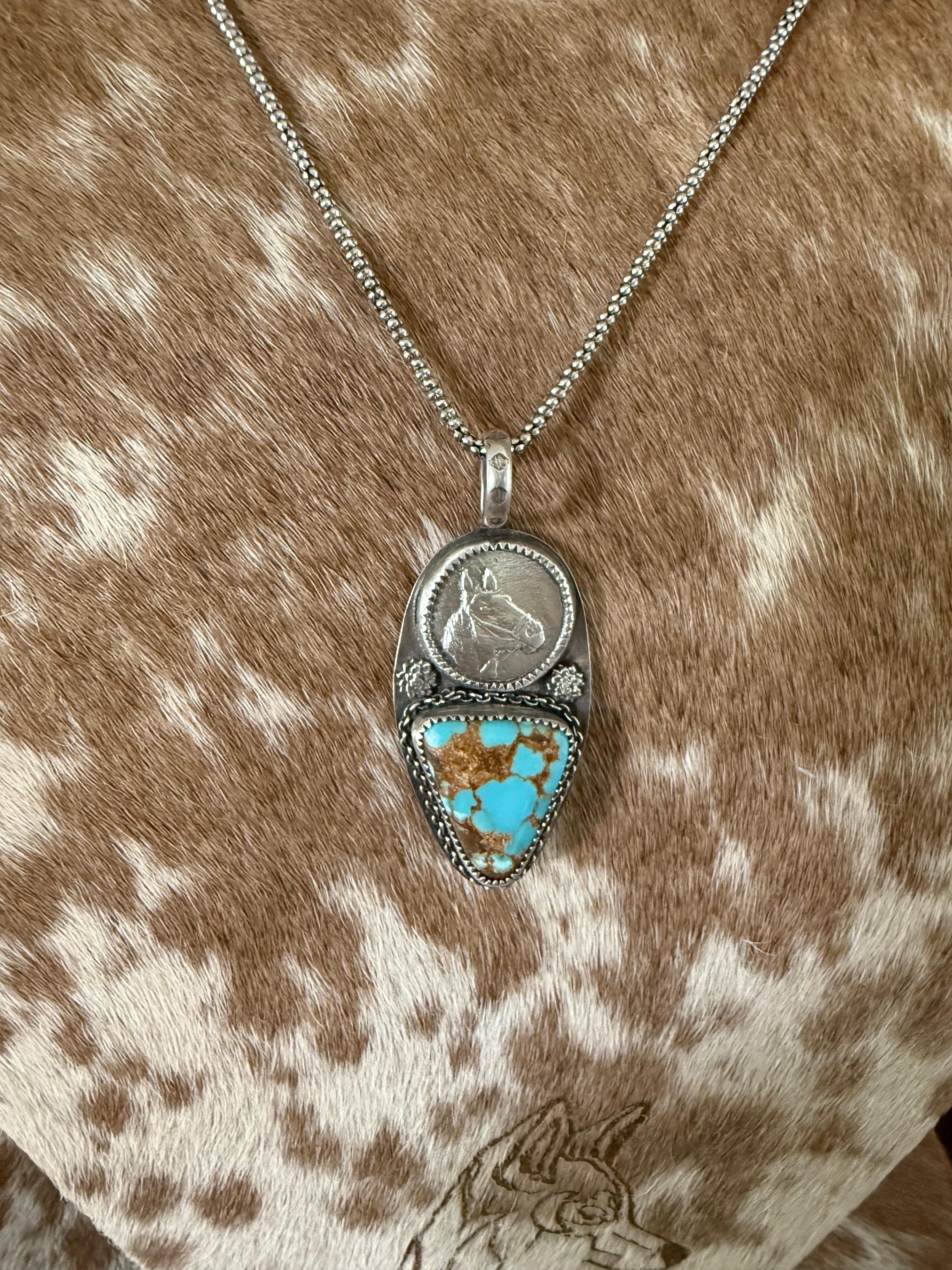 Royston Turquoise Pendant