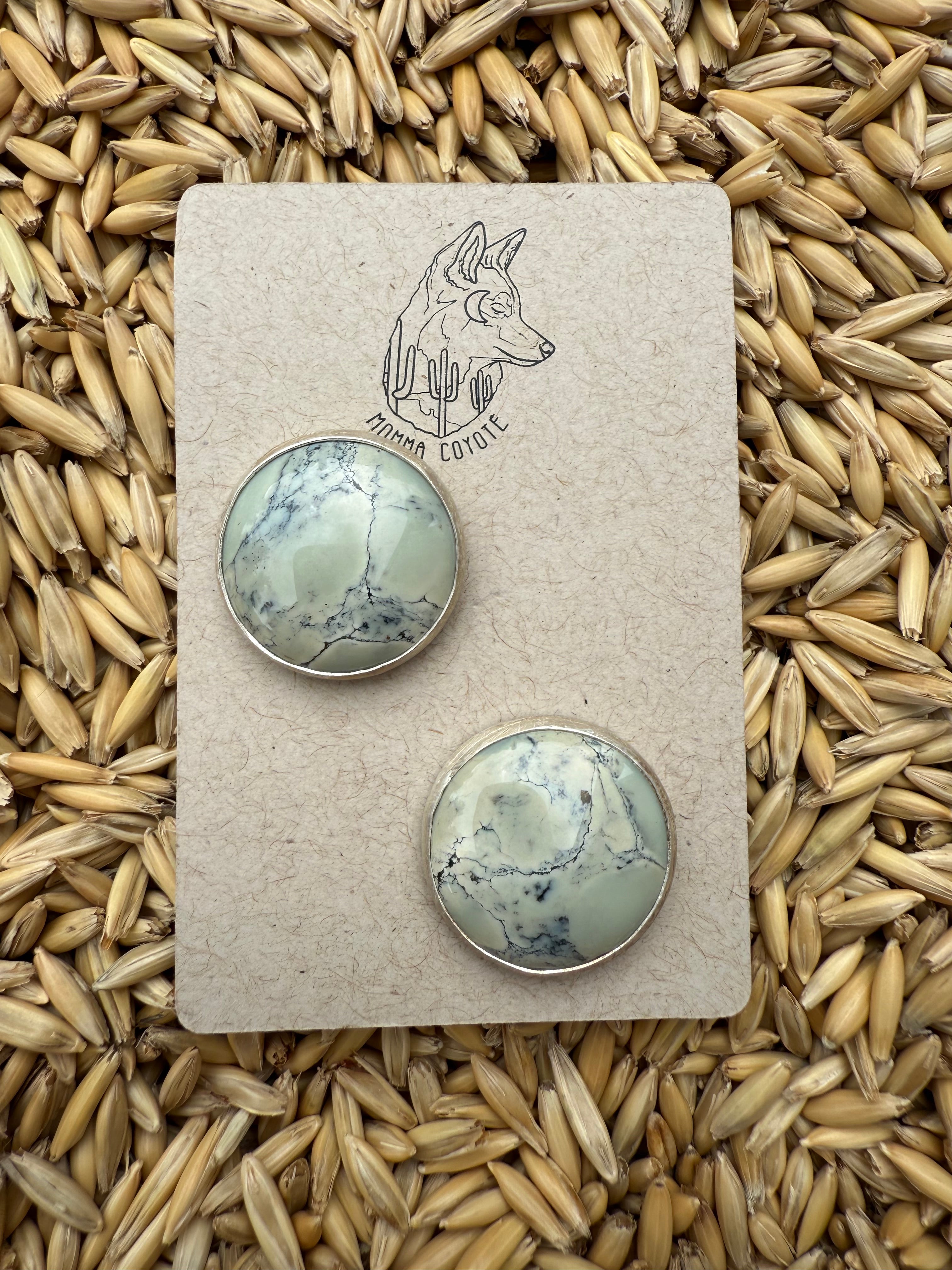 Ivory Creek Circle Studs
