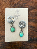 Baja Rose Dangle Studs