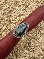 Black Jack Turquoise Ring