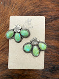 Baja Turquoise Cluster Studs