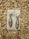 Ivory Creek Two Stone Dangle Studs