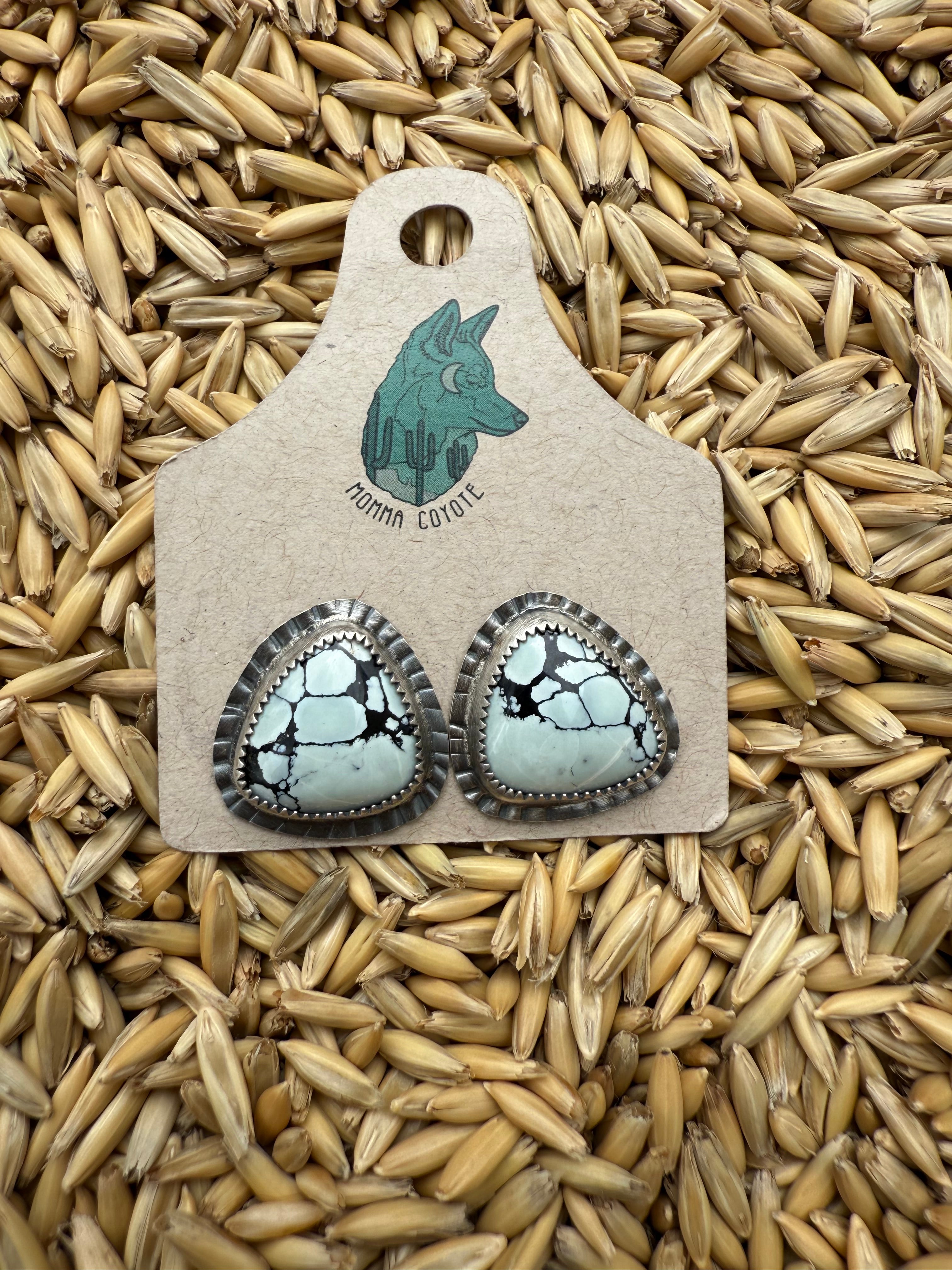 Ivory Creek Triangular Studs