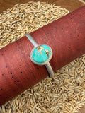 Royston Turquoise Cuff - Striped Band (B)