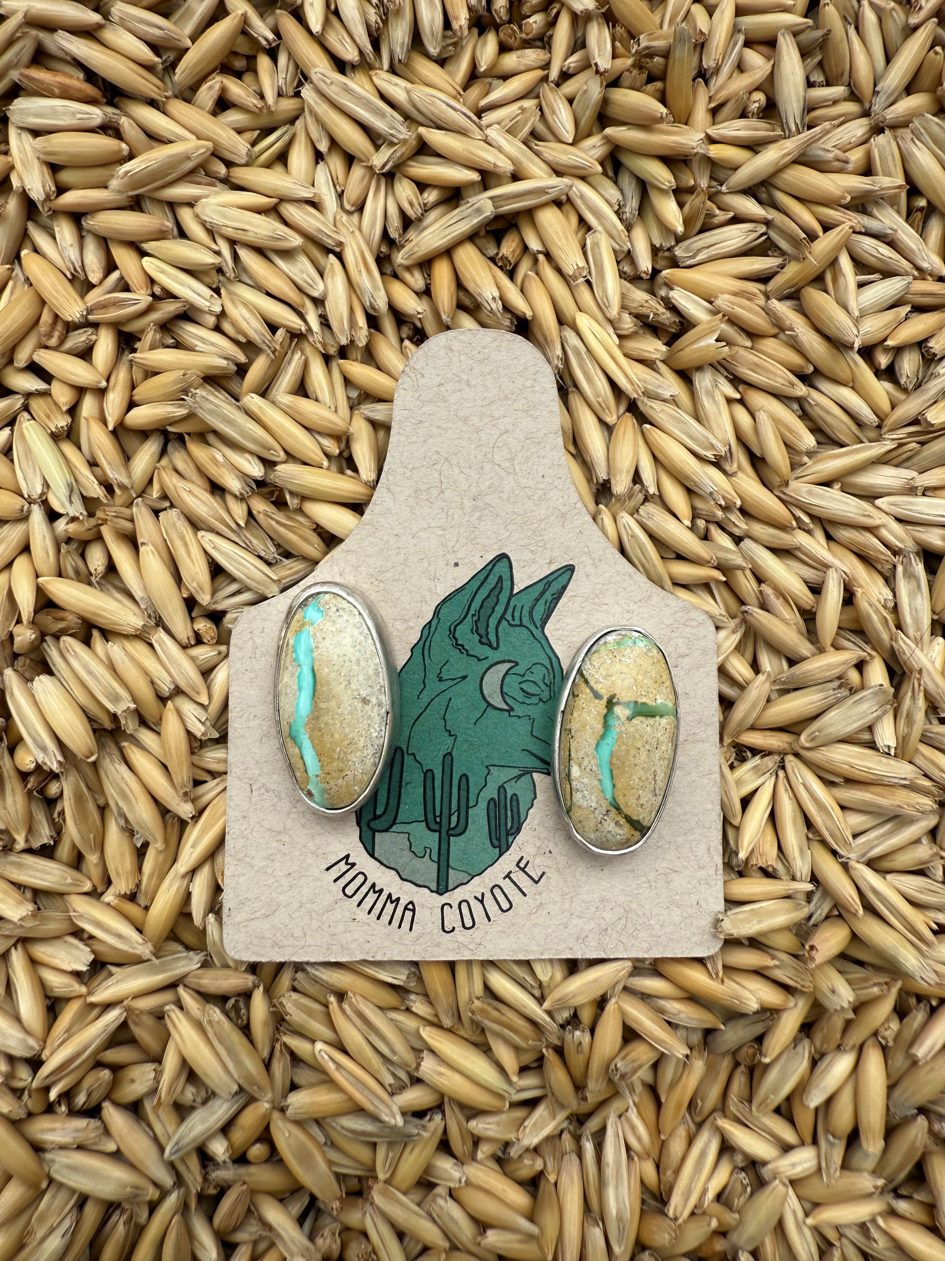 Royston Ribbon Oval Studs